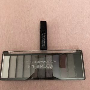 Brand new eyeshadow palette with liquid eyeliner